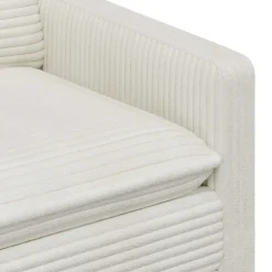 vidaXL Bank Crèmekleurig 76 x 81 x 87,5 cm Polyester
