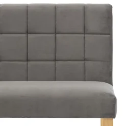 vidaXL Bankje 140 cm fluweel grijs