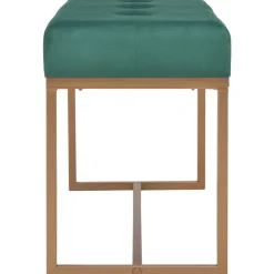 vidaXL Bankje 80 cm fluweel groen