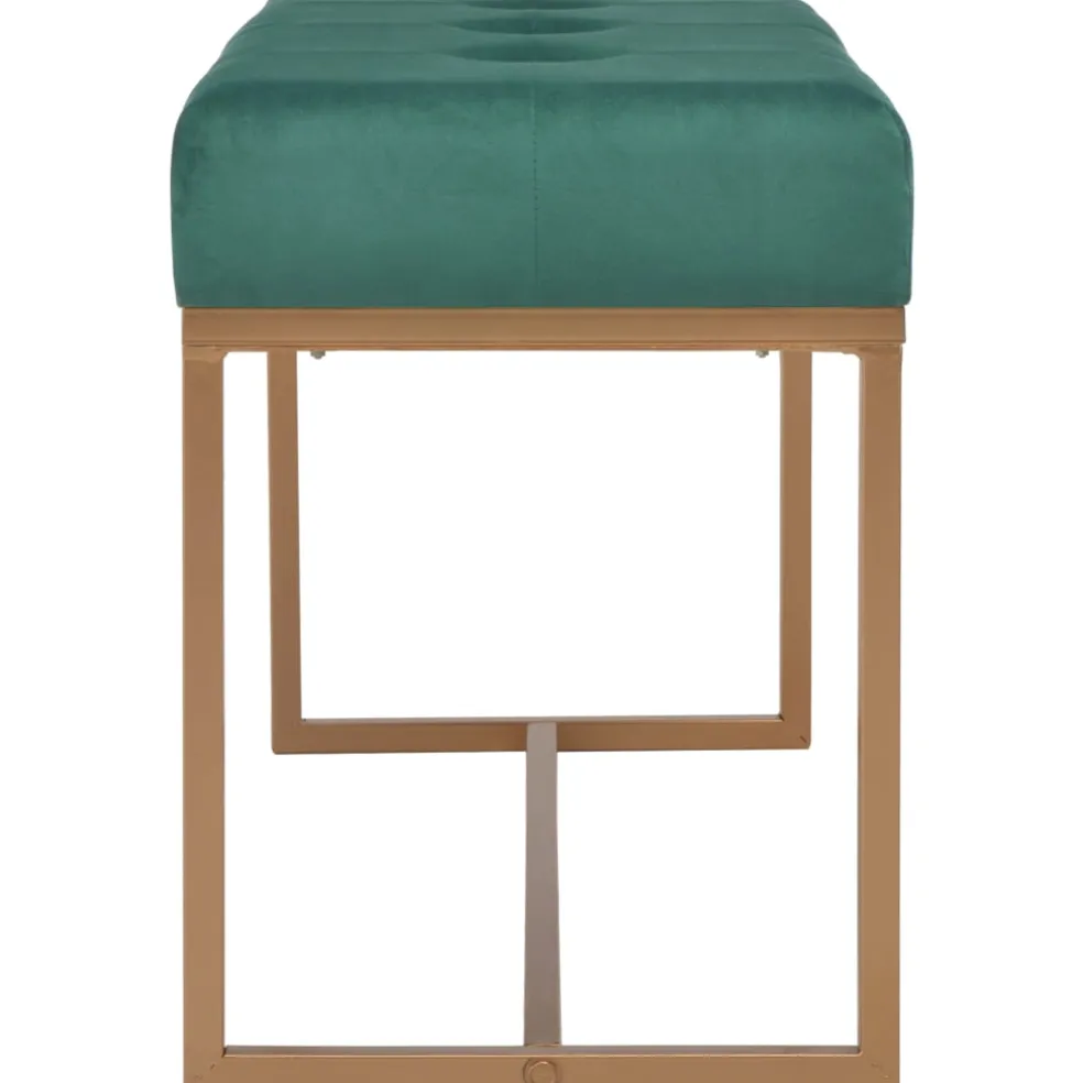 vidaXL Bankje 80 cm fluweel groen