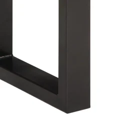 vidaXL Bankje 160 cm massief acaciahout en staal