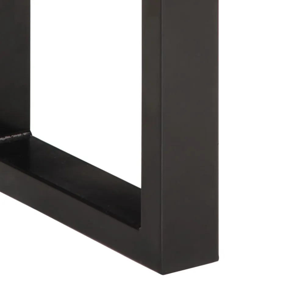 vidaXL Bankje 160 cm massief acaciahout en staal