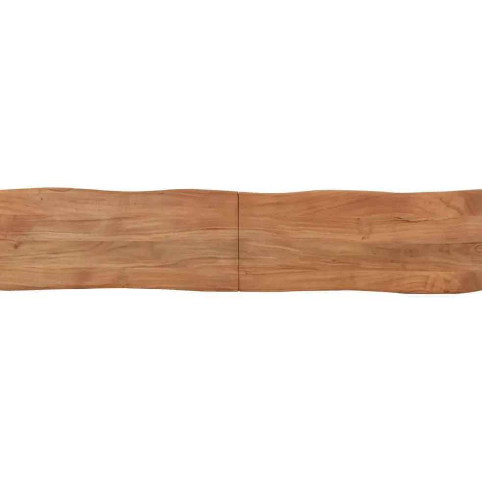 vidaXL Bankje 160 cm massief acaciahout en staal