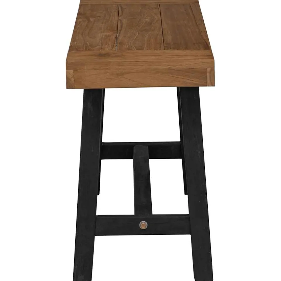 vidaXL Bankje 80 cm massief teakhout