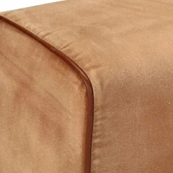vidaXL Bankje turnbok 160 cm echt leer en massief acaciahout bruin