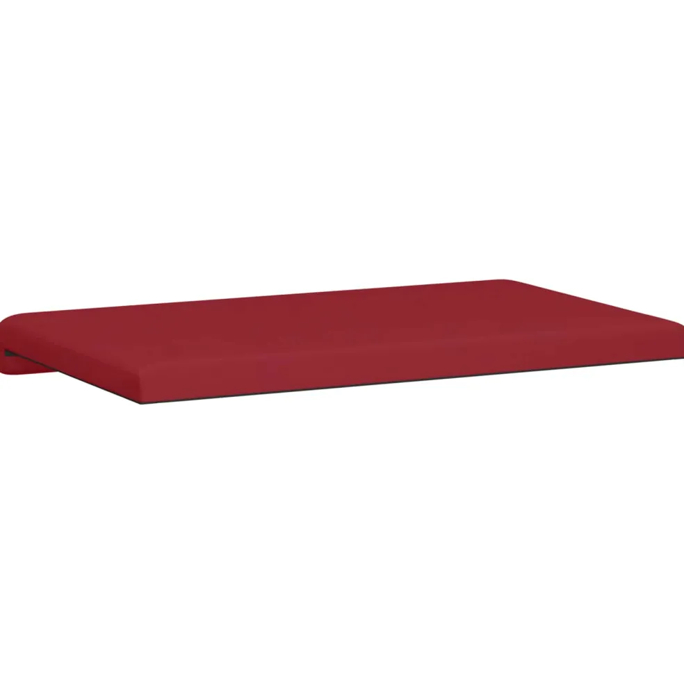 vidaXL Bankkussen Kunstleer Wijnrood Diepte 35 cm