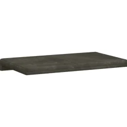 vidaXL Bankkussen Pluche Corduroy Antraciet Diepte 35 cm
