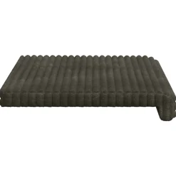 vidaXL Bankkussen Pluche Corduroy Antraciet Diepte 35 cm