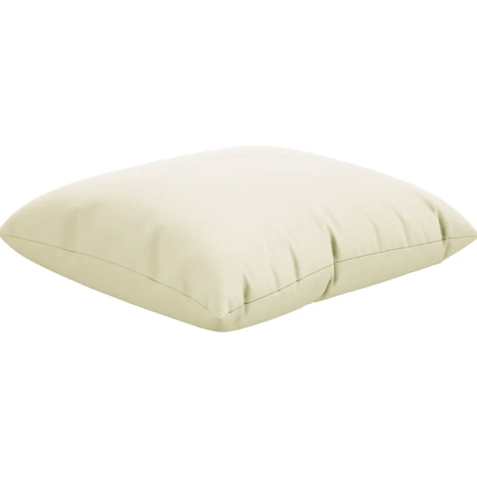 vidaXL Bankkussens 4 st 40x40 cm stof crèmekleurig
