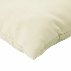 vidaXL Bankkussens 4 st 40x40 cm stof crèmekleurig