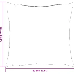 vidaXL Bankkussens 4 st 60x60 cm stof groen