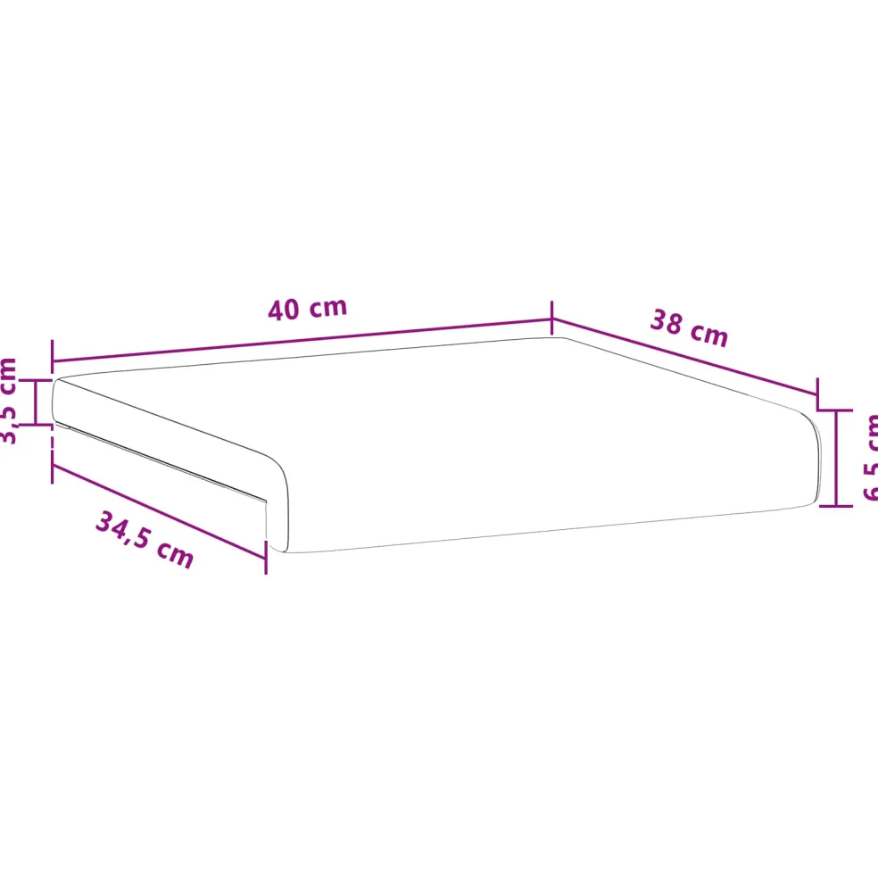 vidaXL Bankkussen 2 st fluweel Donkergrijs Diepte 35 cm