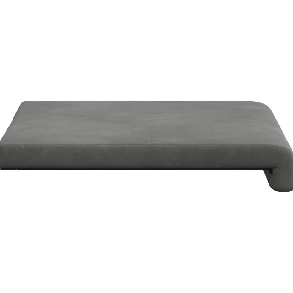 vidaXL Bankkussen 2 st fluweel Donkergrijs Diepte 35 cm