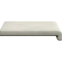 vidaXL Bankkussen 2 st fluweel Crèmekleurig Diepte 35 cm