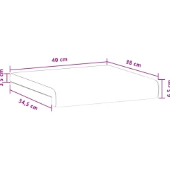 vidaXL Bankkussen 2 st fluweel Geel Diepte 35 cm