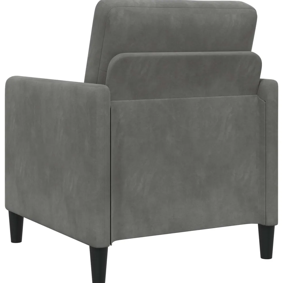 vidaXL Bank met opslag Donkergrijs 72 x 78 x 87 cm Polyester