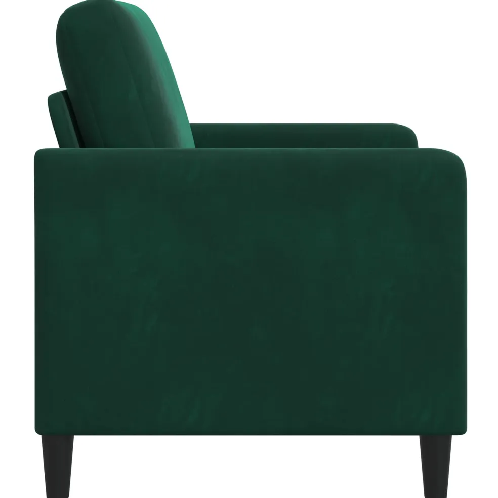 vidaXL Bank met opslag Donkergroen 72 x 78 x 87 cm Polyester