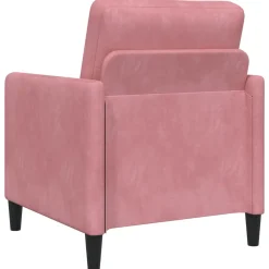 vidaXL Bank met opslag Roze 72 x 78 x 87 cm Polyester