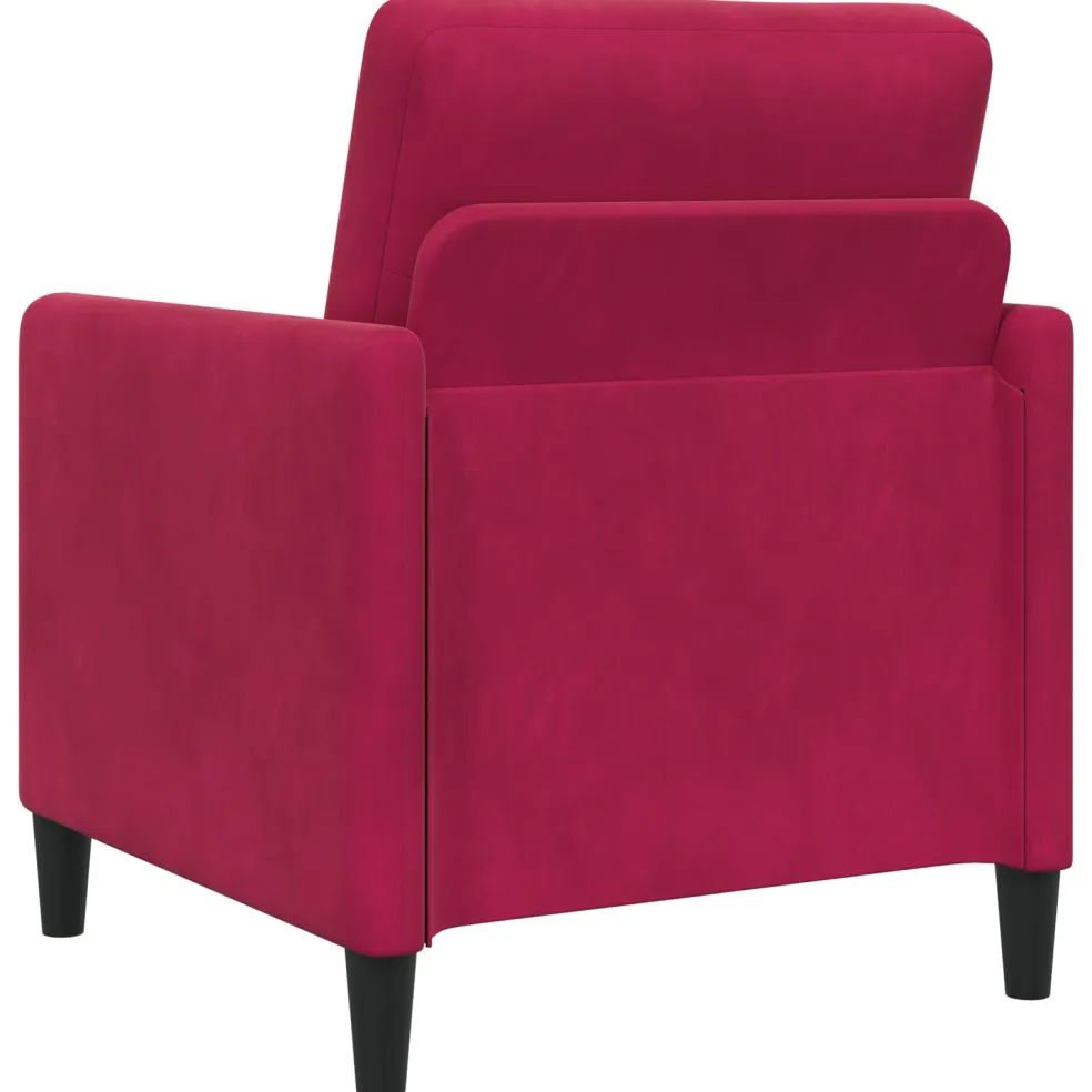 vidaXL Bank met opslag Wijnrood 72 x 78 x 87 cm Polyester