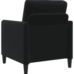 vidaXL Bank met opslag Zwart 72 x 78 x 87 cm Polyester