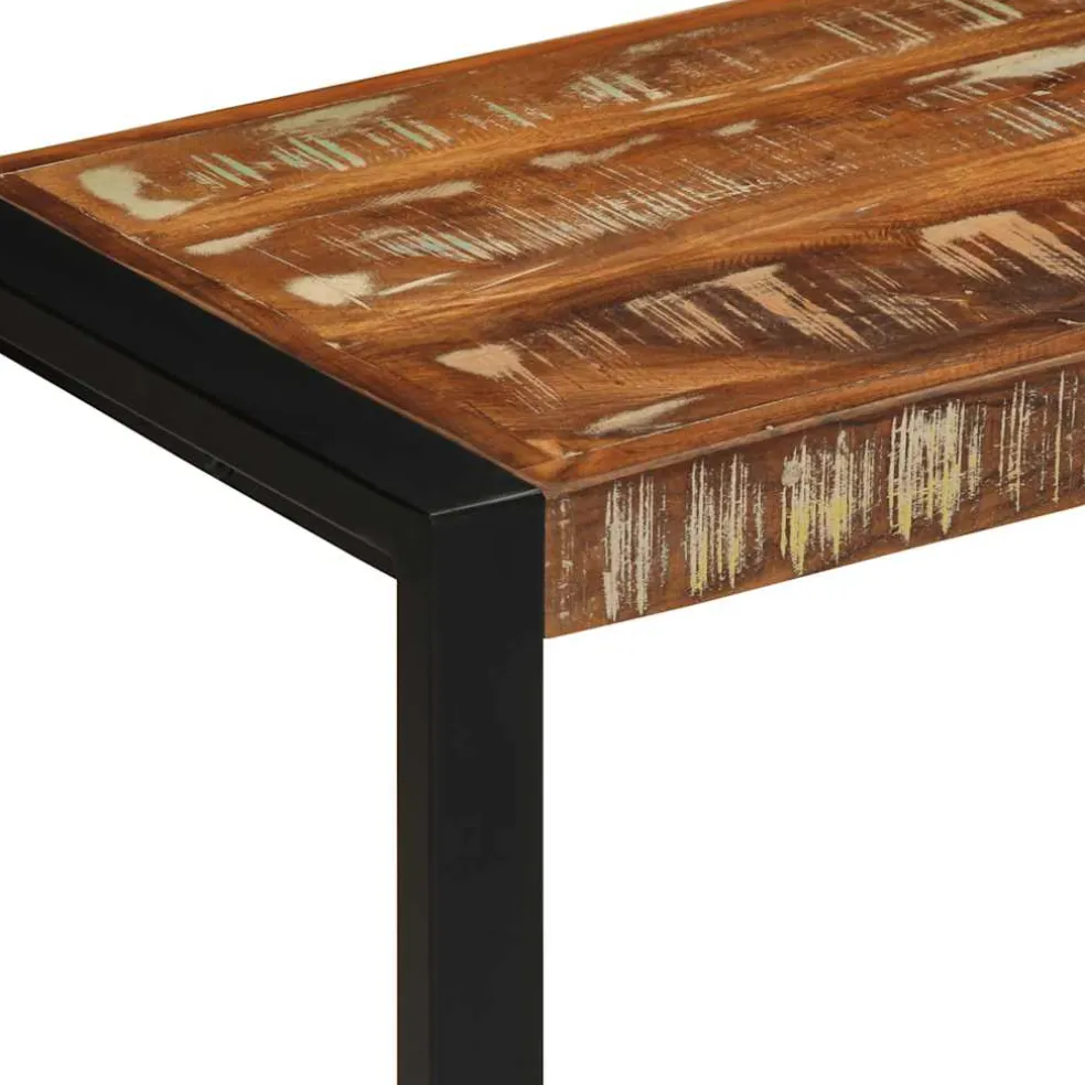 vidaXL Bank Multicolor 60x35x45 cm Massief Hout Hergebruikt