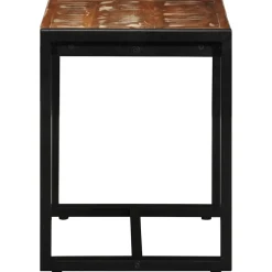 vidaXL Bank Multicolor 60x35x45 cm Massief Hout Hergebruikt