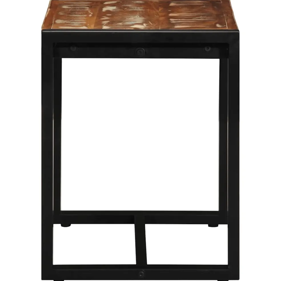 vidaXL Bank Multicolor 60x35x45 cm Massief Hout Hergebruikt