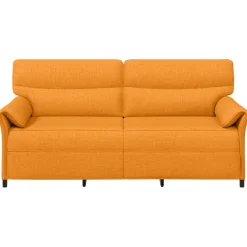 vidaXL Bank 100% polyester metalen frame MDF, Multiplex