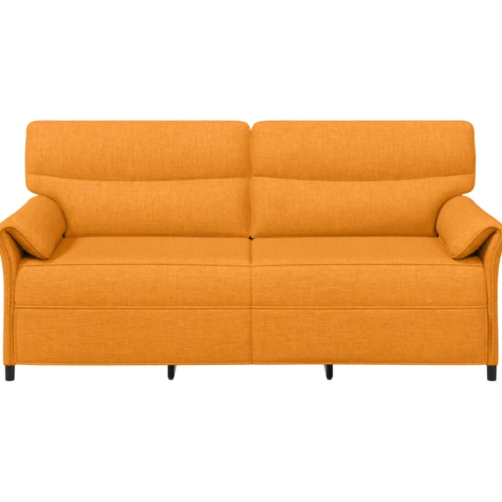 vidaXL Bank 100% polyester metalen frame MDF, Multiplex