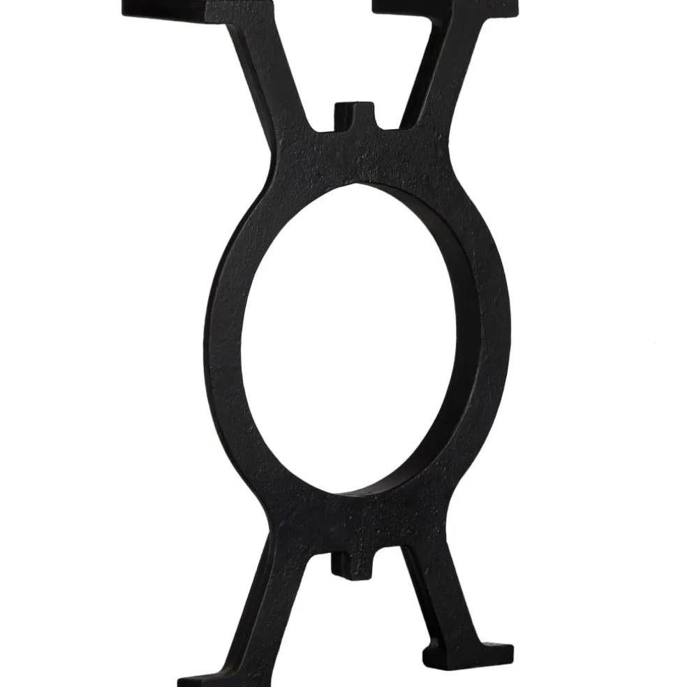 vidaXL Bankpoten 2 st O-frame gietijzer
