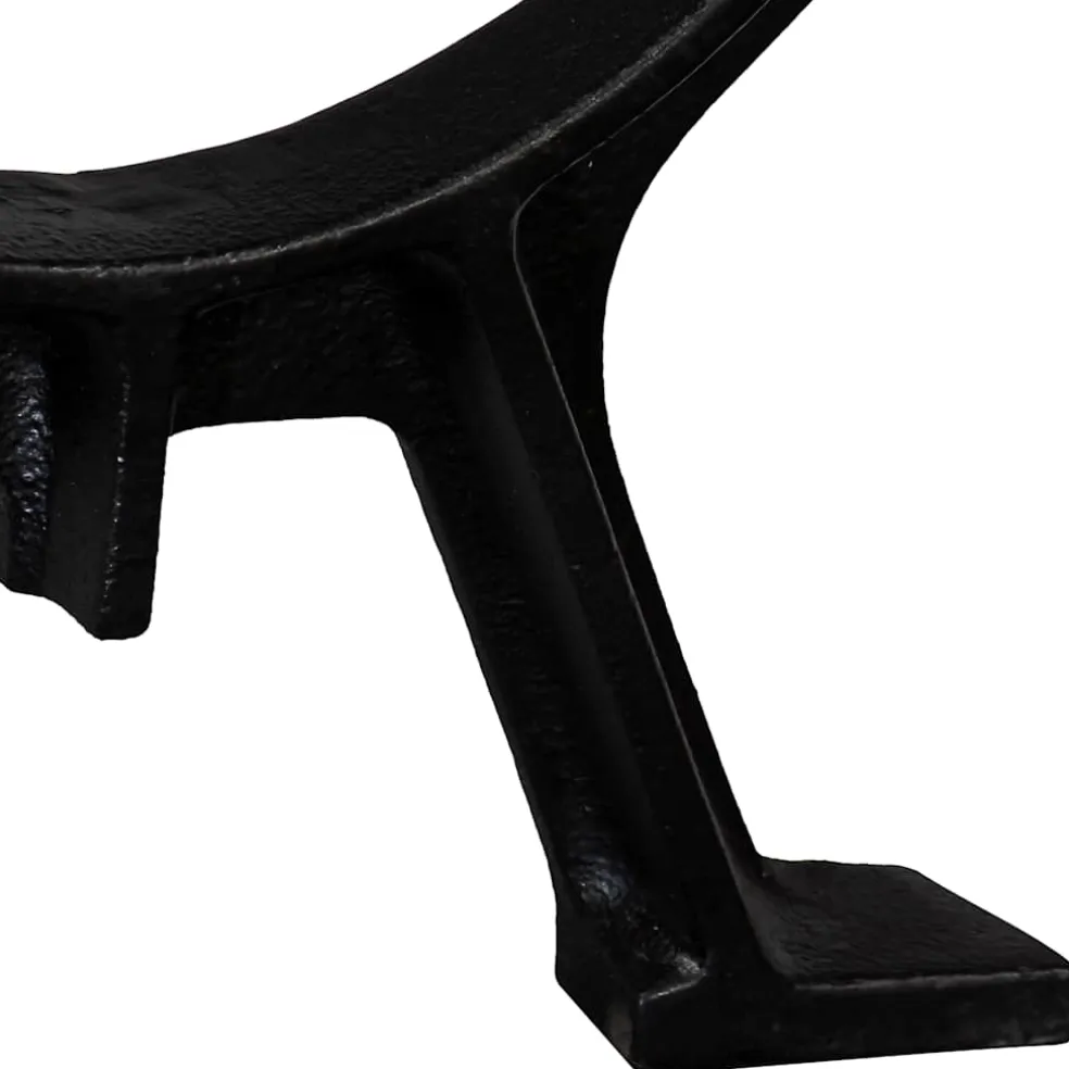 vidaXL Bankpoten 2 st O-frame gietijzer