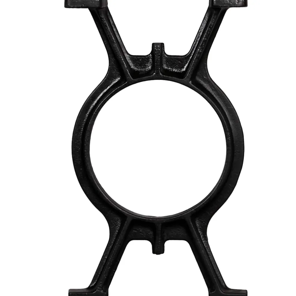 vidaXL Bankpoten 2 st O-frame gietijzer