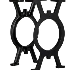 vidaXL Bankpoten 2 st O-frame gietijzer