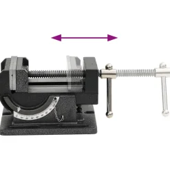 vidaXL Bankschroef kantelbaar handmatig 110 mm