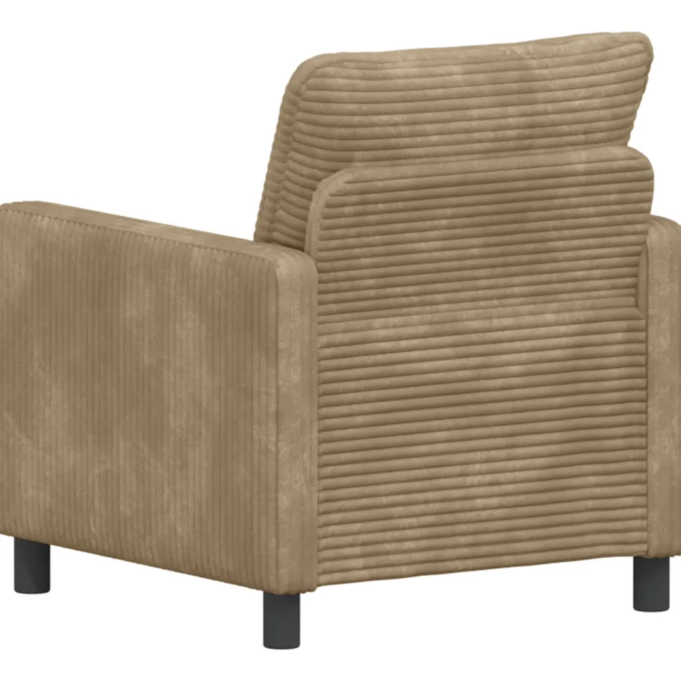 vidaXL Bank Taupe 76 x 81 x 87,5 cm Polyester