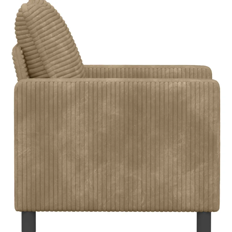 vidaXL Bank Taupe 76 x 81 x 87,5 cm Polyester