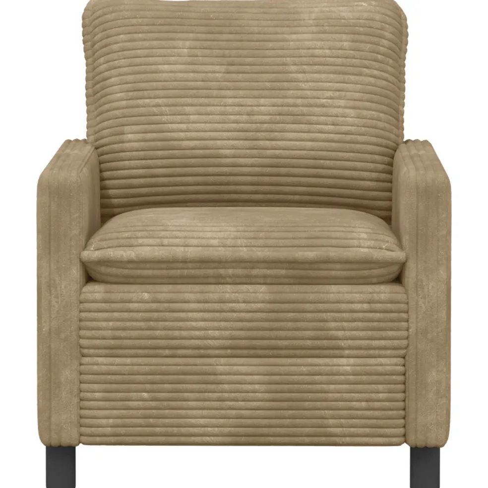 vidaXL Bank Taupe 76 x 81 x 87,5 cm Polyester