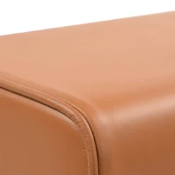 vidaXL Bank 60 x 30 x 45 cm Echt Leer Bruin