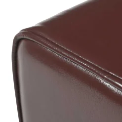 vidaXL Bank 60 x 30 x 45 cm Echt Leer Donkerbruin