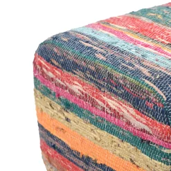 vidaXL Bank 110 x 30 x 45 cm Echt Leer Meerkleurig