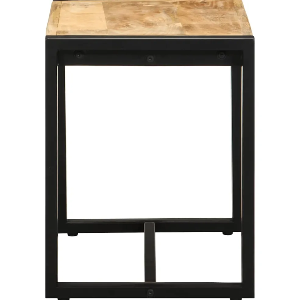 vidaXL Bank 60x35x45 cm massief ruw hout mango