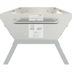 vidaXL Barbecueplaat 158x42x31 cm roestvrij staal zilverkleurig