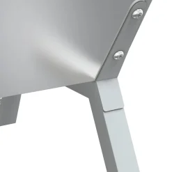 vidaXL Barbecueplaat 158x42x31 cm roestvrij staal zilverkleurig