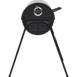 vidaXL Barbecuevat met 2 kookroosters 80x95x90 cm staal zwart