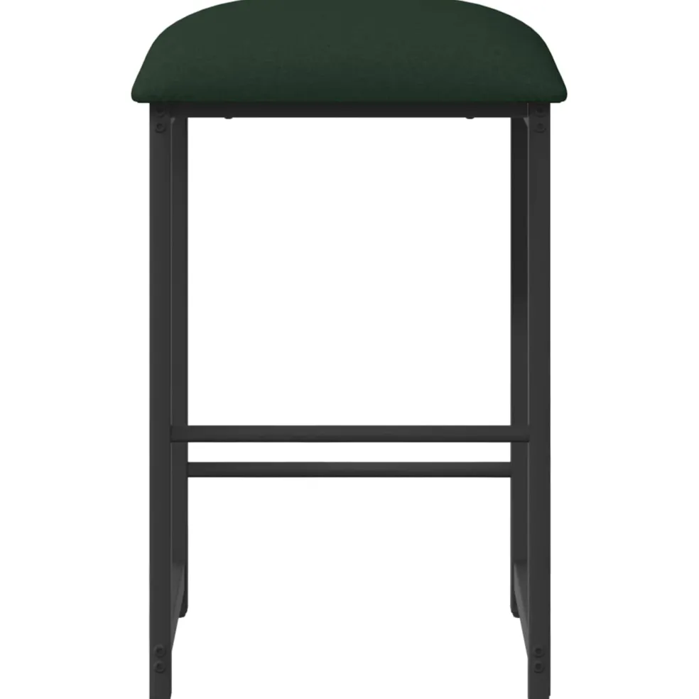 vidaXL Barkruk Donkergroen 40 x 32 x 64 cm Bewerkt hout