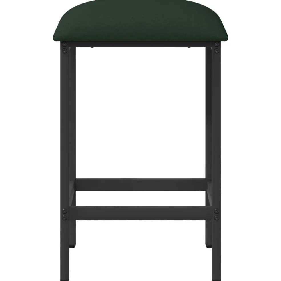 vidaXL Barkruk Donkergroen 40 x 32 x 64 cm Bewerkt hout