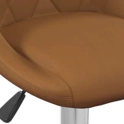 vidaXL Barkruk fluweel bruin