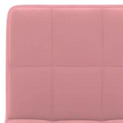vidaXL Barkruk fluweel roze