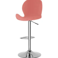 vidaXL Barkrukken 2 st fluweel roze