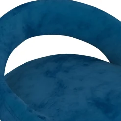 vidaXL Barkrukken 2 st fluweel blauw